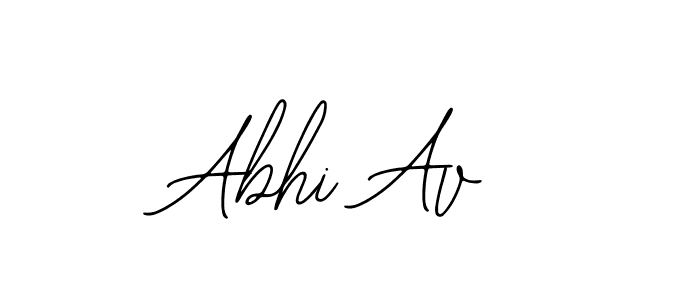 It looks lik you need a new signature style for name Abhi Av. Design unique handwritten (Bearetta-2O07w) signature with our free signature maker in just a few clicks. Abhi Av signature style 12 images and pictures png