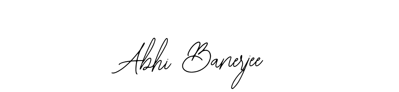 Make a beautiful signature design for name Abhi Banerjee. With this signature (Bearetta-2O07w) style, you can create a handwritten signature for free. Abhi Banerjee signature style 12 images and pictures png