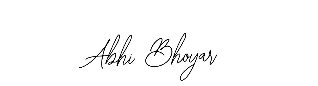 Make a beautiful signature design for name Abhi Bhoyar. With this signature (Bearetta-2O07w) style, you can create a handwritten signature for free. Abhi Bhoyar signature style 12 images and pictures png