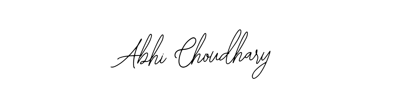 if you are searching for the best signature style for your name Abhi Choudhary. so please give up your signature search. here we have designed multiple signature styles  using Bearetta-2O07w. Abhi Choudhary signature style 12 images and pictures png
