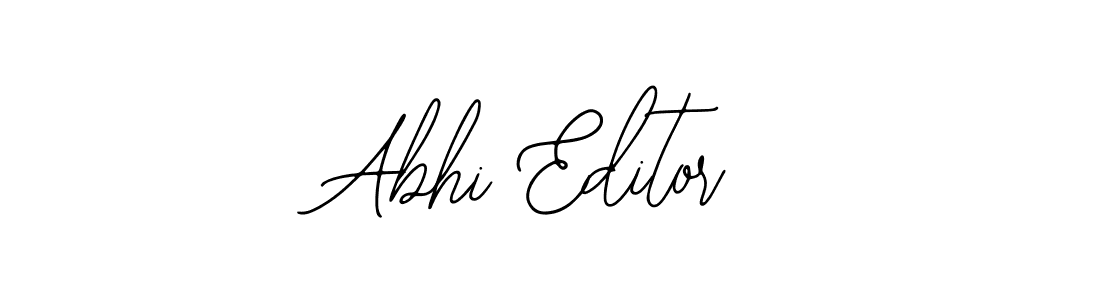 It looks lik you need a new signature style for name Abhi Editor. Design unique handwritten (Bearetta-2O07w) signature with our free signature maker in just a few clicks. Abhi Editor signature style 12 images and pictures png