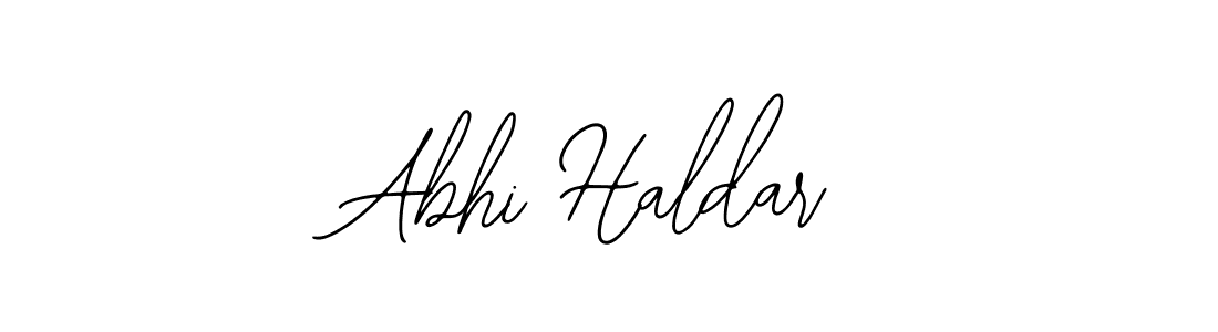 Make a beautiful signature design for name Abhi Haldar. Use this online signature maker to create a handwritten signature for free. Abhi Haldar signature style 12 images and pictures png
