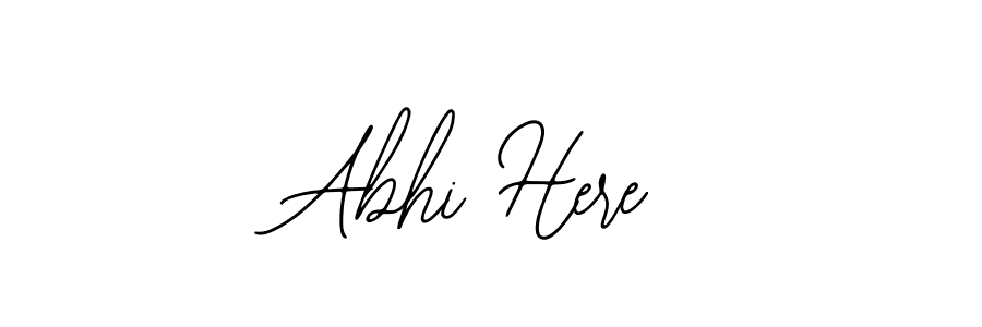You should practise on your own different ways (Bearetta-2O07w) to write your name (Abhi Here) in signature. don't let someone else do it for you. Abhi Here signature style 12 images and pictures png