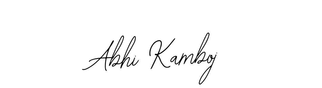 if you are searching for the best signature style for your name Abhi Kamboj. so please give up your signature search. here we have designed multiple signature styles  using Bearetta-2O07w. Abhi Kamboj signature style 12 images and pictures png