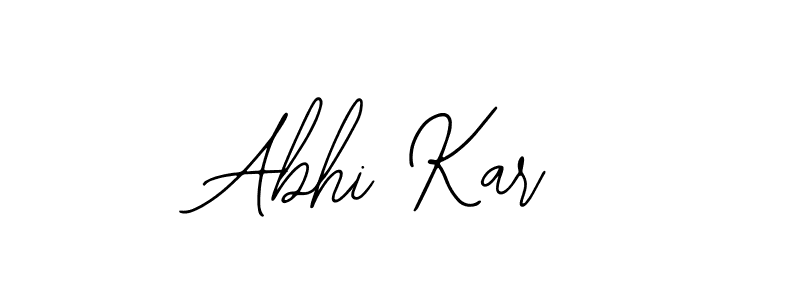 Similarly Bearetta-2O07w is the best handwritten signature design. Signature creator online .You can use it as an online autograph creator for name Abhi Kar. Abhi Kar signature style 12 images and pictures png