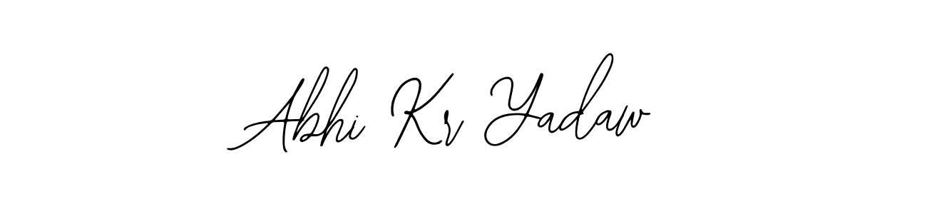 You can use this online signature creator to create a handwritten signature for the name Abhi Kr Yadaw. This is the best online autograph maker. Abhi Kr Yadaw signature style 12 images and pictures png