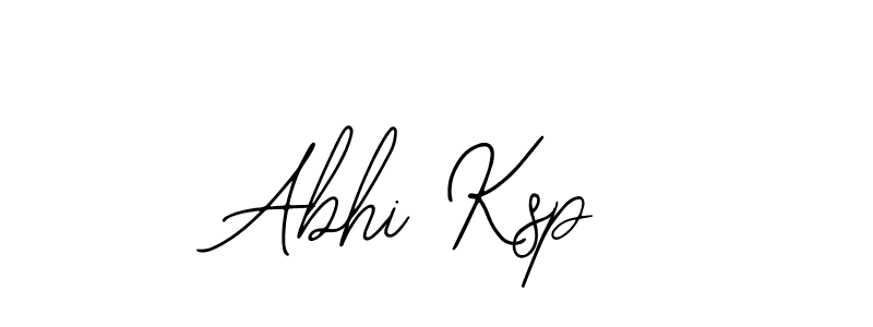 How to make Abhi Ksp signature? Bearetta-2O07w is a professional autograph style. Create handwritten signature for Abhi Ksp name. Abhi Ksp signature style 12 images and pictures png