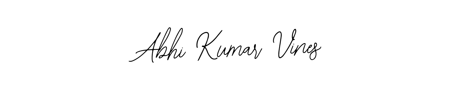 if you are searching for the best signature style for your name Abhi Kumar Vines. so please give up your signature search. here we have designed multiple signature styles  using Bearetta-2O07w. Abhi Kumar Vines signature style 12 images and pictures png