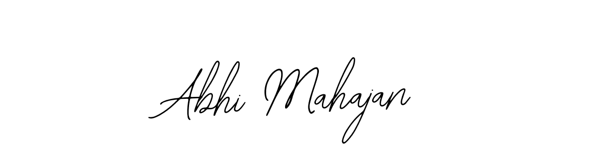 Similarly Bearetta-2O07w is the best handwritten signature design. Signature creator online .You can use it as an online autograph creator for name Abhi Mahajan. Abhi Mahajan signature style 12 images and pictures png