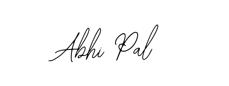 You should practise on your own different ways (Bearetta-2O07w) to write your name (Abhi Pal) in signature. don't let someone else do it for you. Abhi Pal signature style 12 images and pictures png