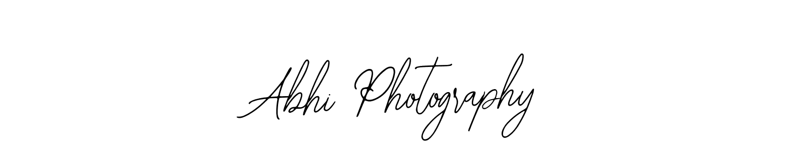 How to make Abhi Photography name signature. Use Bearetta-2O07w style for creating short signs online. This is the latest handwritten sign. Abhi Photography signature style 12 images and pictures png