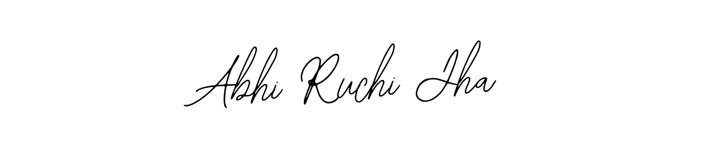 Make a beautiful signature design for name Abhi Ruchi Jha. With this signature (Bearetta-2O07w) style, you can create a handwritten signature for free. Abhi Ruchi Jha signature style 12 images and pictures png