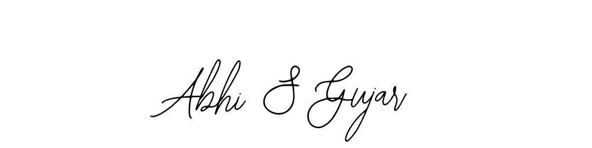 You should practise on your own different ways (Bearetta-2O07w) to write your name (Abhi S Gujar) in signature. don't let someone else do it for you. Abhi S Gujar signature style 12 images and pictures png