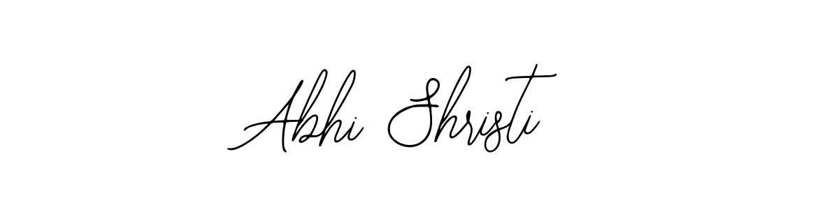 The best way (Bearetta-2O07w) to make a short signature is to pick only two or three words in your name. The name Abhi Shristi include a total of six letters. For converting this name. Abhi Shristi signature style 12 images and pictures png