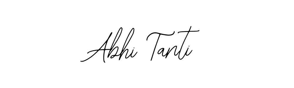 Use a signature maker to create a handwritten signature online. With this signature software, you can design (Bearetta-2O07w) your own signature for name Abhi Tanti. Abhi Tanti signature style 12 images and pictures png