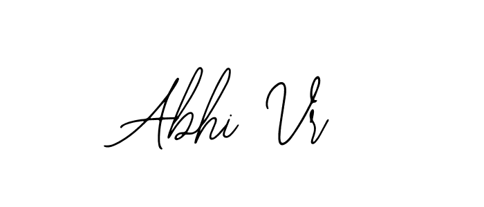 Use a signature maker to create a handwritten signature online. With this signature software, you can design (Bearetta-2O07w) your own signature for name Abhi Vr. Abhi Vr signature style 12 images and pictures png