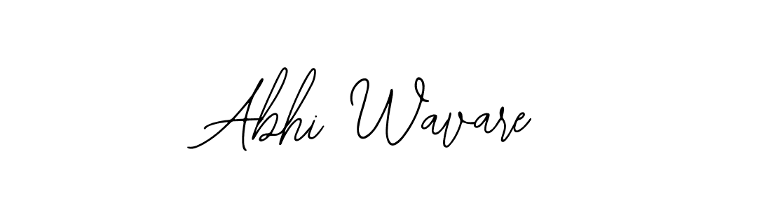 Also we have Abhi Wavare name is the best signature style. Create professional handwritten signature collection using Bearetta-2O07w autograph style. Abhi Wavare signature style 12 images and pictures png