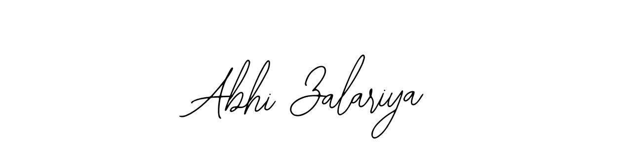 Make a beautiful signature design for name Abhi Zalariya. With this signature (Bearetta-2O07w) style, you can create a handwritten signature for free. Abhi Zalariya signature style 12 images and pictures png