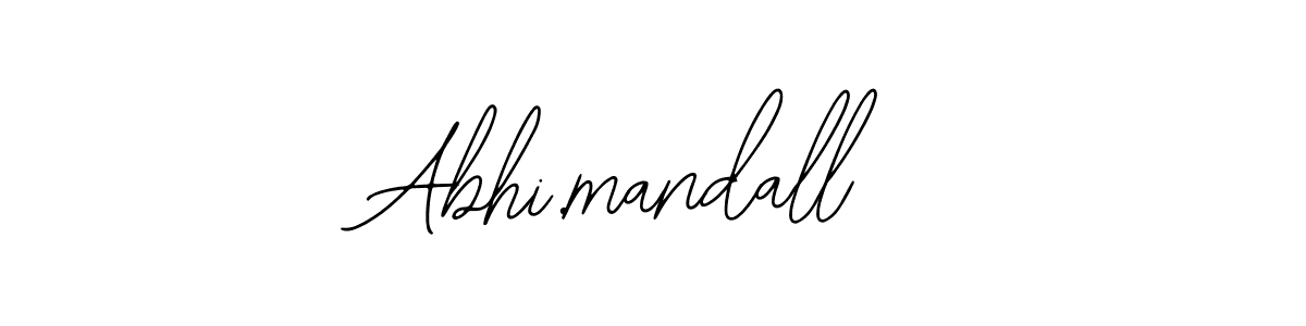 It looks lik you need a new signature style for name Abhi.mandall. Design unique handwritten (Bearetta-2O07w) signature with our free signature maker in just a few clicks. Abhi.mandall signature style 12 images and pictures png