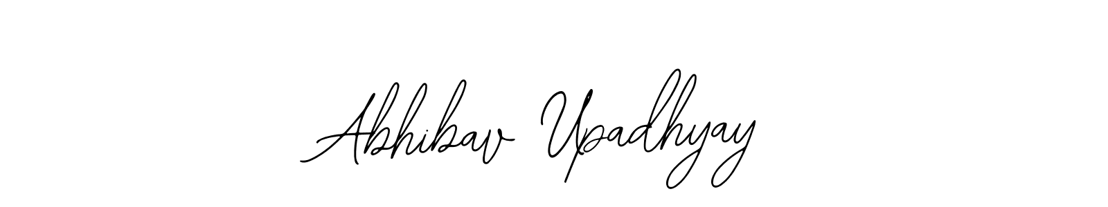 Make a beautiful signature design for name Abhibav Upadhyay. With this signature (Bearetta-2O07w) style, you can create a handwritten signature for free. Abhibav Upadhyay signature style 12 images and pictures png
