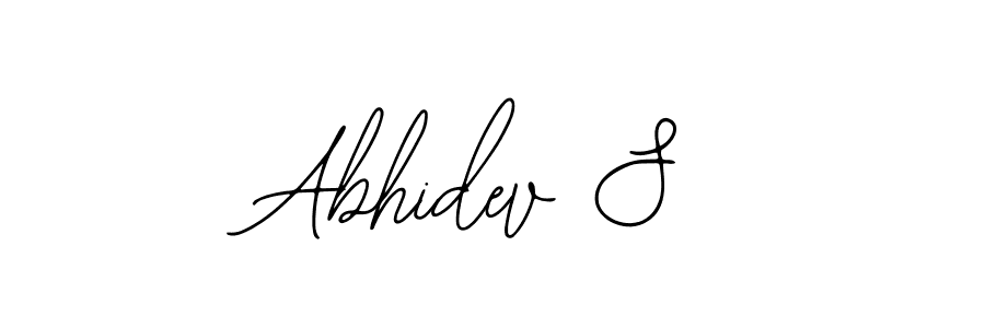 Design your own signature with our free online signature maker. With this signature software, you can create a handwritten (Bearetta-2O07w) signature for name Abhidev S. Abhidev S signature style 12 images and pictures png