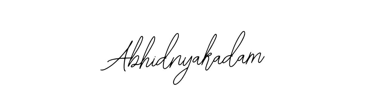 You should practise on your own different ways (Bearetta-2O07w) to write your name (Abhidnyakadam) in signature. don't let someone else do it for you. Abhidnyakadam signature style 12 images and pictures png