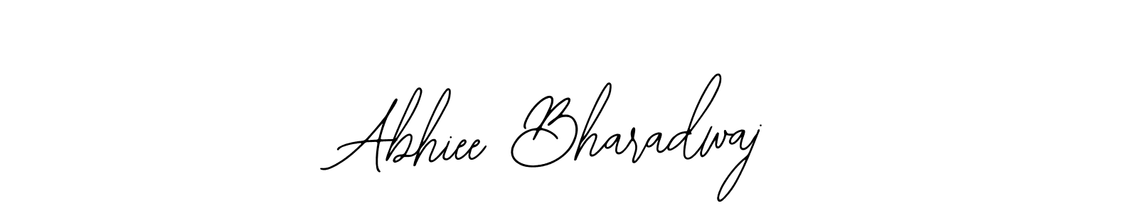 Design your own signature with our free online signature maker. With this signature software, you can create a handwritten (Bearetta-2O07w) signature for name Abhiee Bharadwaj. Abhiee Bharadwaj signature style 12 images and pictures png