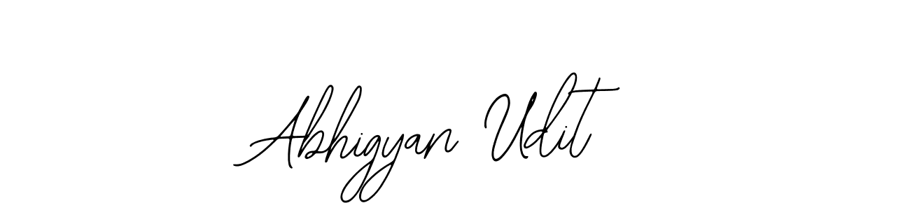 Design your own signature with our free online signature maker. With this signature software, you can create a handwritten (Bearetta-2O07w) signature for name Abhigyan Udit. Abhigyan Udit signature style 12 images and pictures png