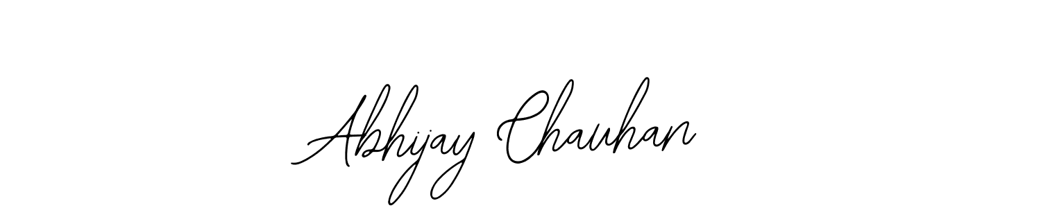 You should practise on your own different ways (Bearetta-2O07w) to write your name (Abhijay Chauhan) in signature. don't let someone else do it for you. Abhijay Chauhan signature style 12 images and pictures png