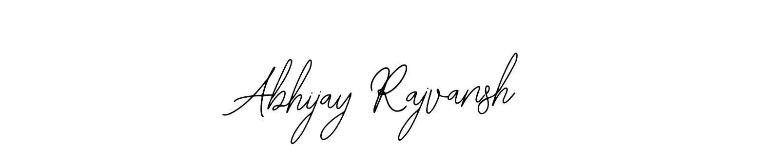 How to make Abhijay Rajvansh name signature. Use Bearetta-2O07w style for creating short signs online. This is the latest handwritten sign. Abhijay Rajvansh signature style 12 images and pictures png