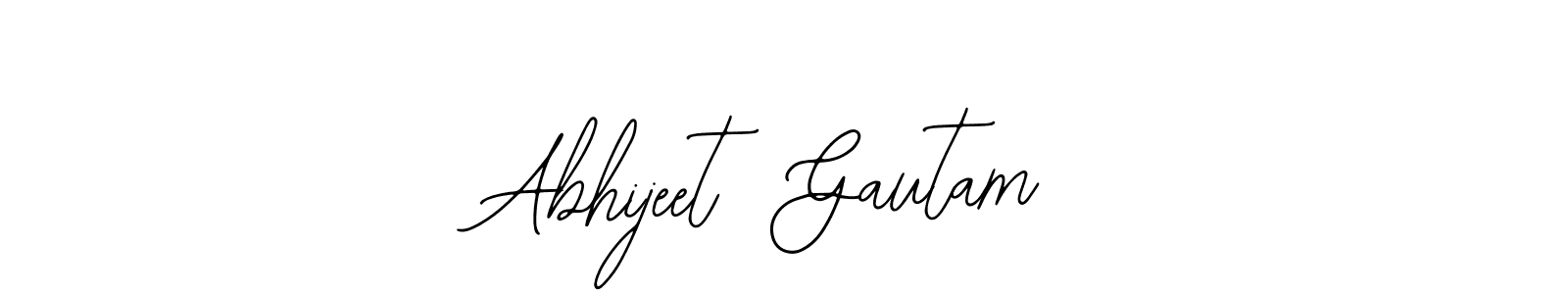 Bearetta-2O07w is a professional signature style that is perfect for those who want to add a touch of class to their signature. It is also a great choice for those who want to make their signature more unique. Get Abhijeet  Gautam name to fancy signature for free. Abhijeet  Gautam signature style 12 images and pictures png