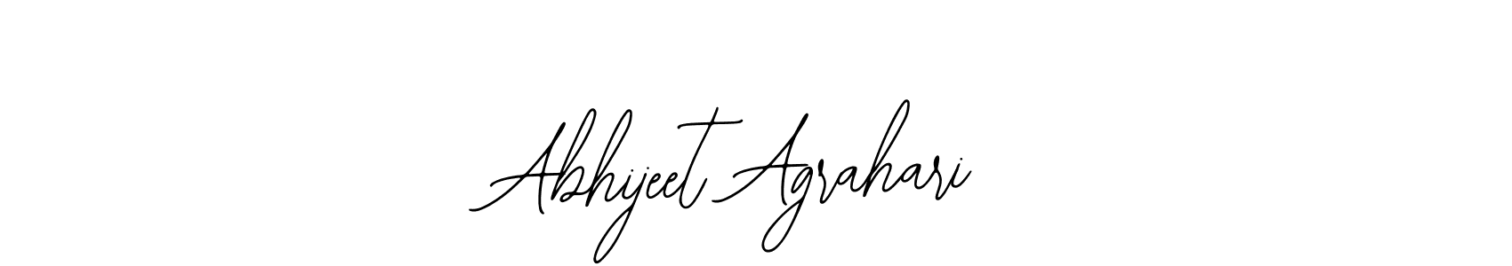 Also we have Abhijeet Agrahari name is the best signature style. Create professional handwritten signature collection using Bearetta-2O07w autograph style. Abhijeet Agrahari signature style 12 images and pictures png