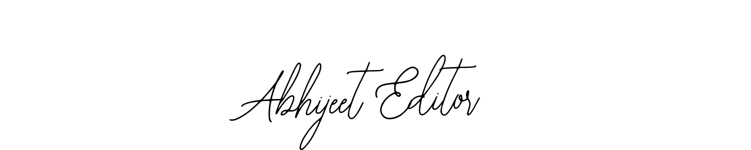 How to Draw Abhijeet Editor signature style? Bearetta-2O07w is a latest design signature styles for name Abhijeet Editor. Abhijeet Editor signature style 12 images and pictures png