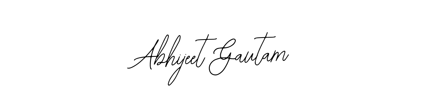 It looks lik you need a new signature style for name Abhijeet Gautam. Design unique handwritten (Bearetta-2O07w) signature with our free signature maker in just a few clicks. Abhijeet Gautam signature style 12 images and pictures png