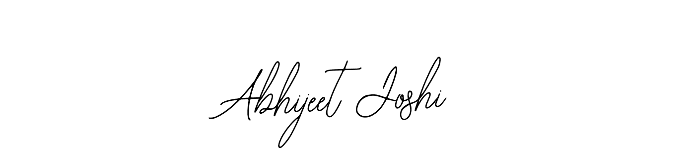 How to make Abhijeet Joshi name signature. Use Bearetta-2O07w style for creating short signs online. This is the latest handwritten sign. Abhijeet Joshi signature style 12 images and pictures png