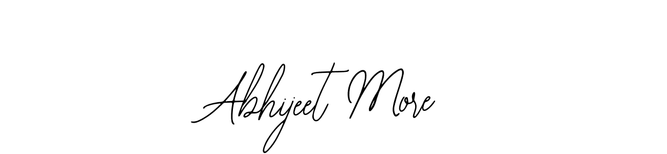if you are searching for the best signature style for your name Abhijeet More. so please give up your signature search. here we have designed multiple signature styles  using Bearetta-2O07w. Abhijeet More signature style 12 images and pictures png
