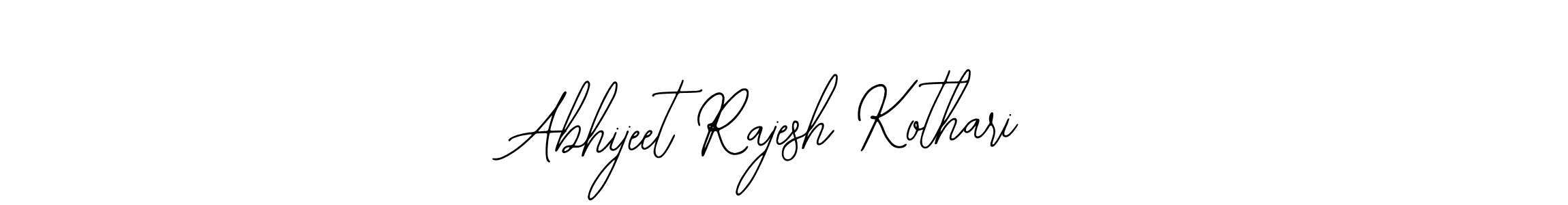 The best way (Bearetta-2O07w) to make a short signature is to pick only two or three words in your name. The name Abhijeet Rajesh Kothari include a total of six letters. For converting this name. Abhijeet Rajesh Kothari signature style 12 images and pictures png