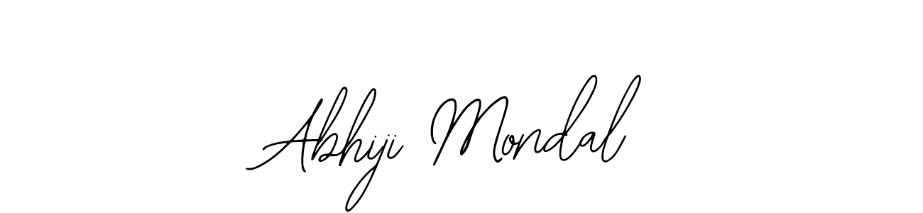 How to make Abhiji Mondal signature? Bearetta-2O07w is a professional autograph style. Create handwritten signature for Abhiji Mondal name. Abhiji Mondal signature style 12 images and pictures png