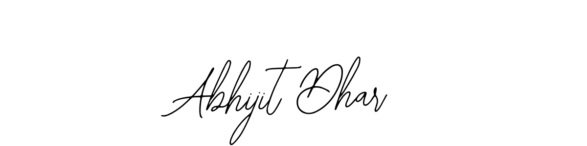 The best way (Bearetta-2O07w) to make a short signature is to pick only two or three words in your name. The name Abhijit Dhar include a total of six letters. For converting this name. Abhijit Dhar signature style 12 images and pictures png