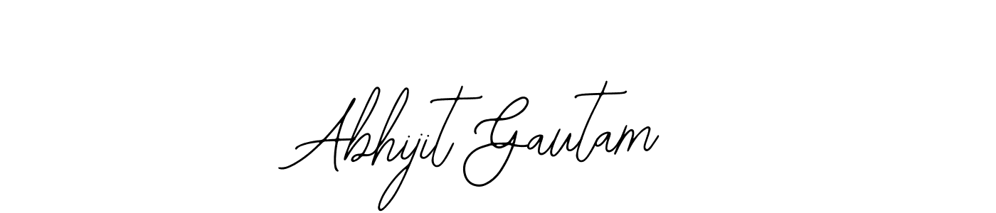 The best way (Bearetta-2O07w) to make a short signature is to pick only two or three words in your name. The name Abhijit Gautam include a total of six letters. For converting this name. Abhijit Gautam signature style 12 images and pictures png