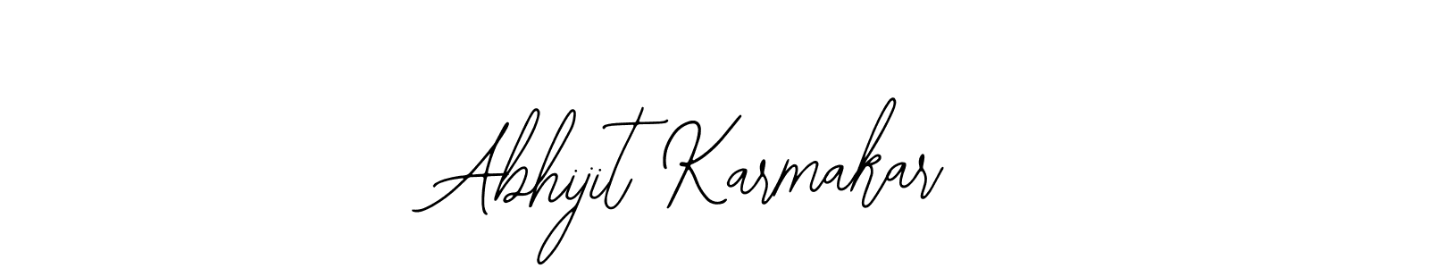 You should practise on your own different ways (Bearetta-2O07w) to write your name (Abhijit Karmakar) in signature. don't let someone else do it for you. Abhijit Karmakar signature style 12 images and pictures png