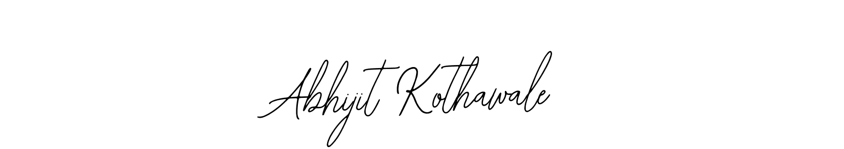 You should practise on your own different ways (Bearetta-2O07w) to write your name (Abhijit Kothawale) in signature. don't let someone else do it for you. Abhijit Kothawale signature style 12 images and pictures png