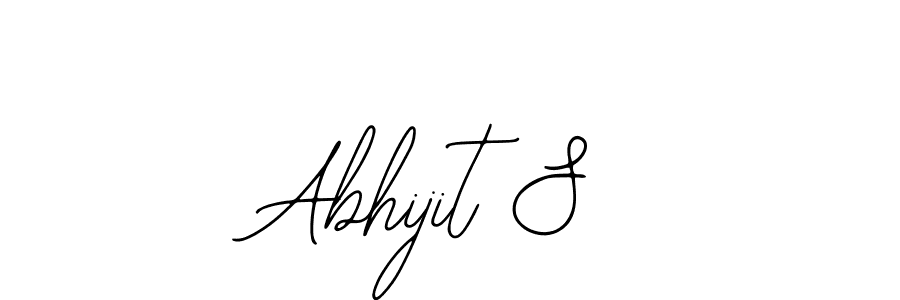 You should practise on your own different ways (Bearetta-2O07w) to write your name (Abhijit S) in signature. don't let someone else do it for you. Abhijit S signature style 12 images and pictures png