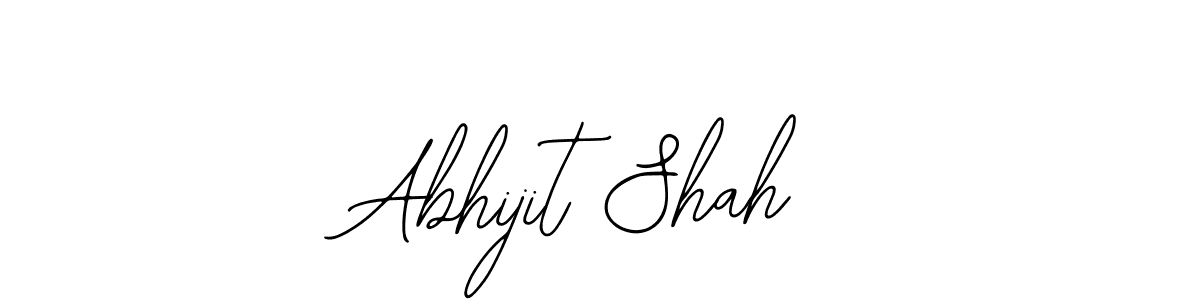 Design your own signature with our free online signature maker. With this signature software, you can create a handwritten (Bearetta-2O07w) signature for name Abhijit Shah. Abhijit Shah signature style 12 images and pictures png