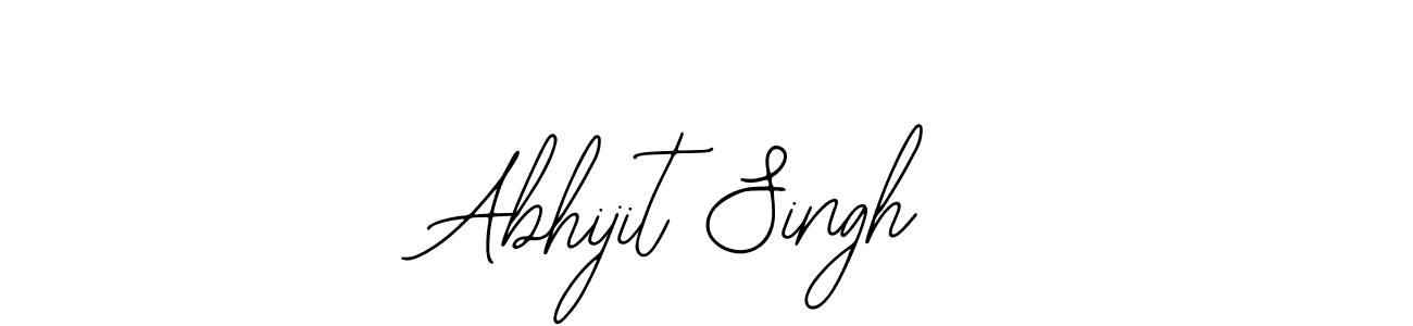 Design your own signature with our free online signature maker. With this signature software, you can create a handwritten (Bearetta-2O07w) signature for name Abhijit Singh. Abhijit Singh signature style 12 images and pictures png