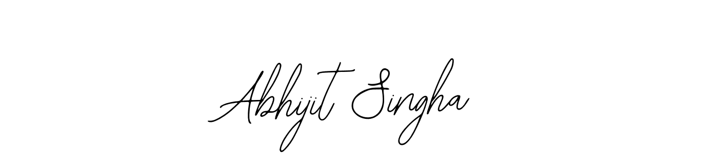 You should practise on your own different ways (Bearetta-2O07w) to write your name (Abhijit Singha) in signature. don't let someone else do it for you. Abhijit Singha signature style 12 images and pictures png