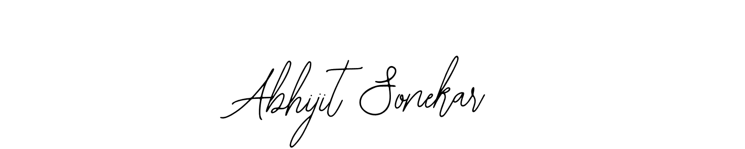 How to Draw Abhijit Sonekar signature style? Bearetta-2O07w is a latest design signature styles for name Abhijit Sonekar. Abhijit Sonekar signature style 12 images and pictures png