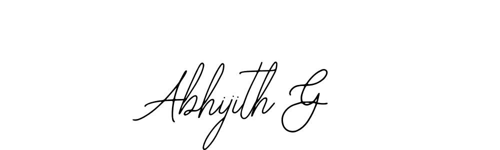 Abhijith G stylish signature style. Best Handwritten Sign (Bearetta-2O07w) for my name. Handwritten Signature Collection Ideas for my name Abhijith G. Abhijith G signature style 12 images and pictures png