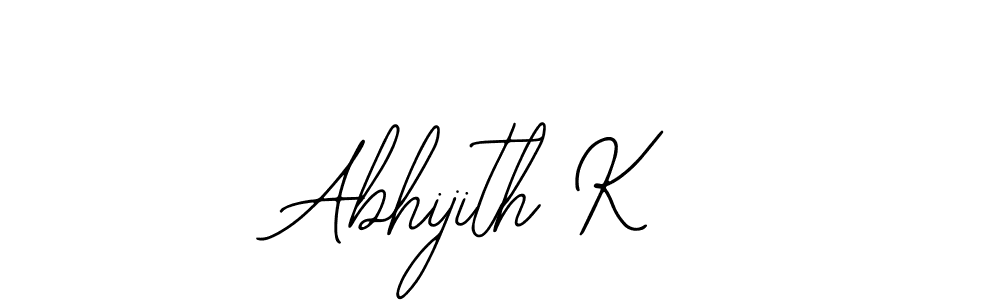 Make a beautiful signature design for name Abhijith K. Use this online signature maker to create a handwritten signature for free. Abhijith K signature style 12 images and pictures png