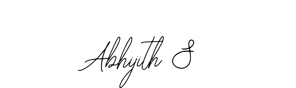 Use a signature maker to create a handwritten signature online. With this signature software, you can design (Bearetta-2O07w) your own signature for name Abhijith S. Abhijith S signature style 12 images and pictures png